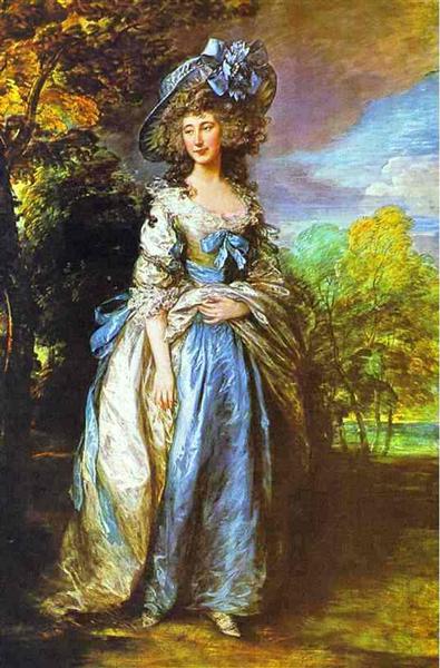 Sophia Charlotte, Lady Sheffield, 1785 - 1786 - Томас Гейнсборо