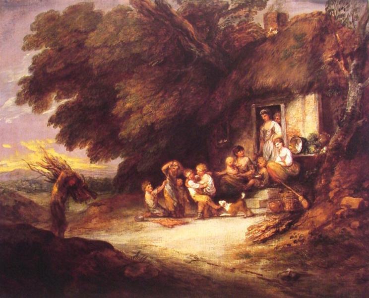 The Cottage Door, c.1778 - Томас Гейнсборо