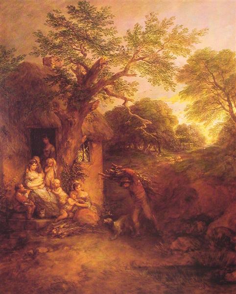 The Woodcutter's House, 1772 - 1773 - Thomas Gainsborough