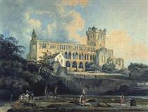 Jedburgh Abbey from the River - 托马斯·吉尔丁