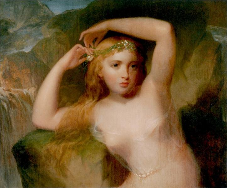 A Sea Nymph, 1842 - Томас Саллі