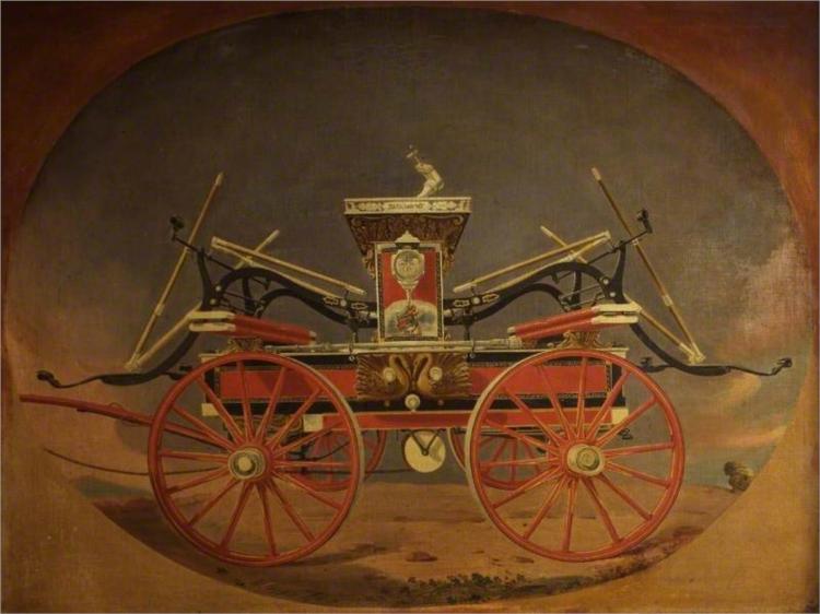 Fire Steamer Engine 'Fairmount', 1854 - Thomas Sully