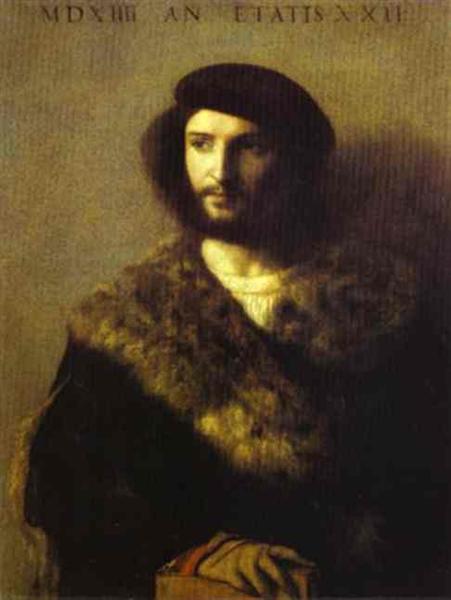 Portrait of a Man, 1514 - Ticiano Vecellio