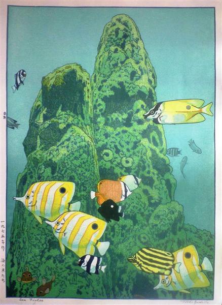 Sea Fishes, 1975 - Toshi Yoshida