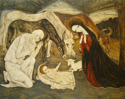 Birth Of Jesus Christ - 藤田嗣治