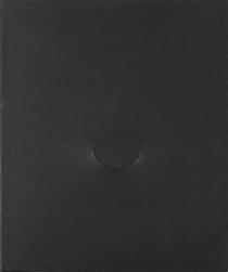 Un ovale nero - Turi Simeti