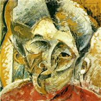 Dynamism of a Woman's Head - Umberto Boccioni