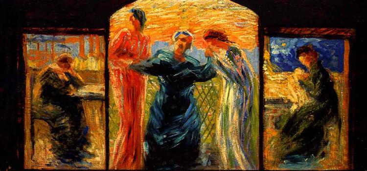 Homage to Mother, 1908 - Umberto Boccioni