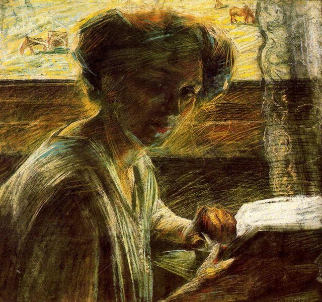 Portrait of a Young Woman, 1909 - Umberto Boccioni