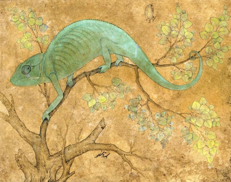 A Chameleon, 1612 - Ustad Mansur
