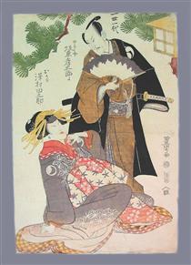 Chushingura scene - Utagawa Toyokuni