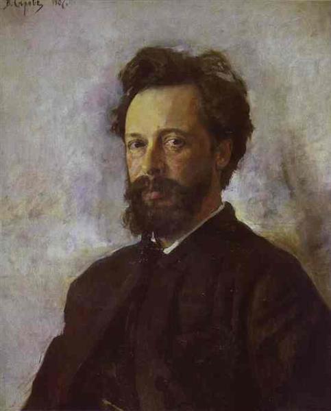 Portrait of Sergei Chokolov, 1887 - Valentin Serov
