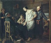 Arriving at an the inquiry - Vassili Perov