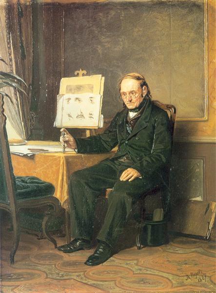 Art teacher, 1867 - Василь Перов