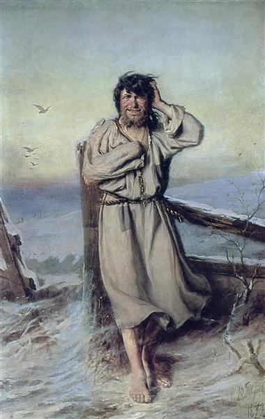 Блаженный, 1879 - Василий Перов