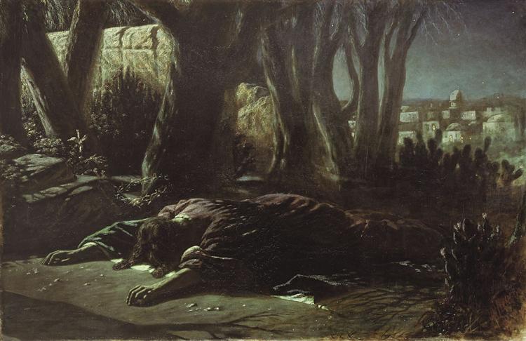 Christ in Gethsemane, 1878 - Василь Перов