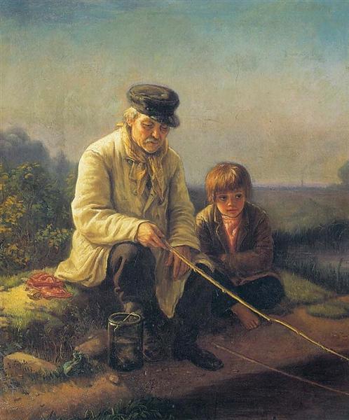 Fishing - Vassili Perov