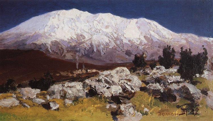 At the foot of Mount Hermon, 1882 - Василь Полєнов