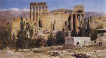 Baalbek : ruine du temple de Jupiter et du temple du soleil - Vassili Polenov