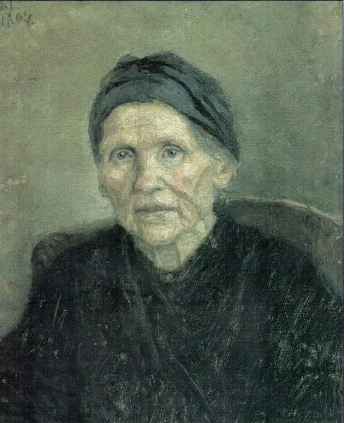 Portrait of mother, 1894 - Vasily Surikov