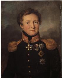 Portrait of General AI Gorchakov - Василь Тропінін
