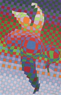 Victor Vasarely - 44 obras de arte - pintura