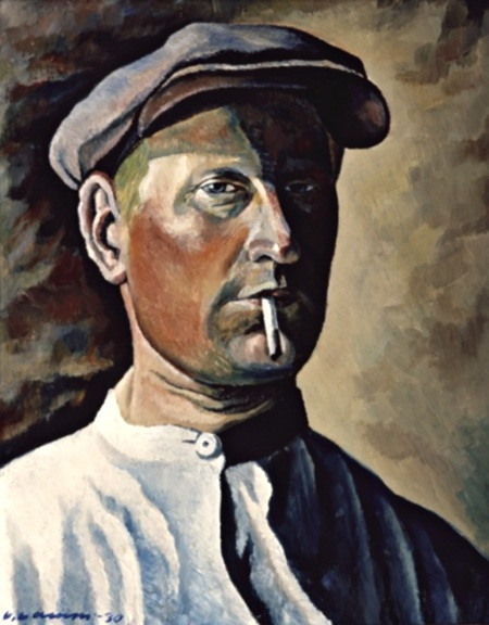 Self-portrait, 1930 - Вілхо Лампі