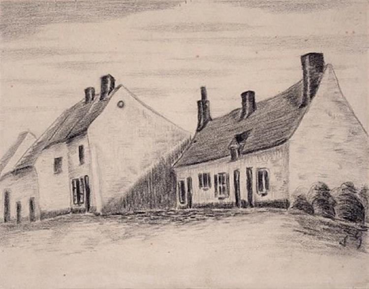 A Zandmennik house, c.1879 - Vincent van Gogh