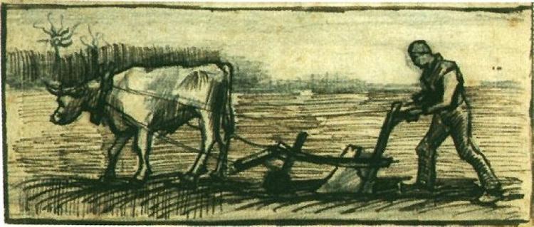 At the Plough, 1884 - Винсент Ван Гог