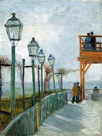 Belvedere Overlooking Montmartre - Vincent van Gogh