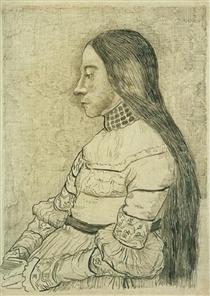 Daughter of Jacob Meyer - Vincent van Gogh