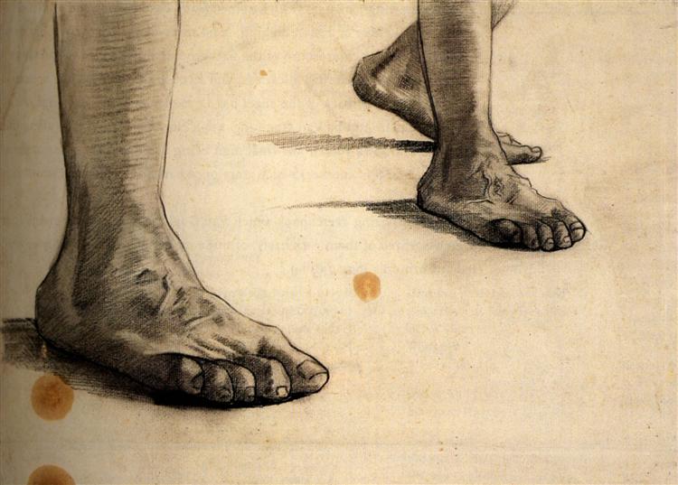 Feet, 1885 - Vincent van Gogh