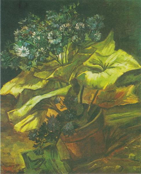 Flower Pot with Asters, 1886 - Vincent van Gogh