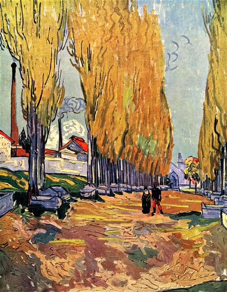 Les Alyscamps, 1888 - Vincent van Gogh