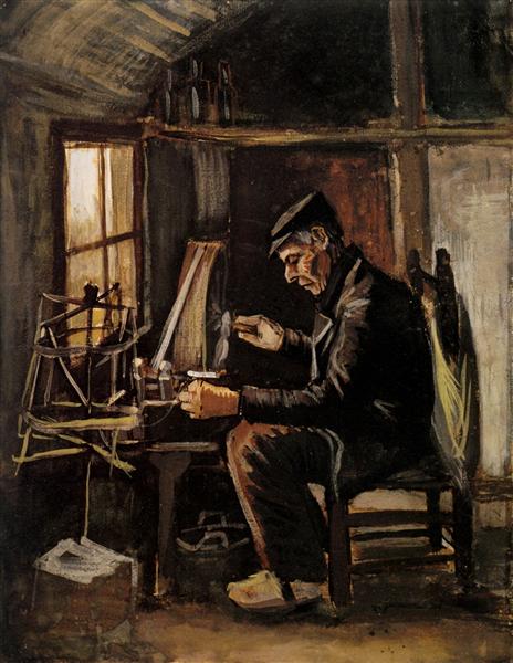 Man Winding Yarn, 1884 - 梵谷