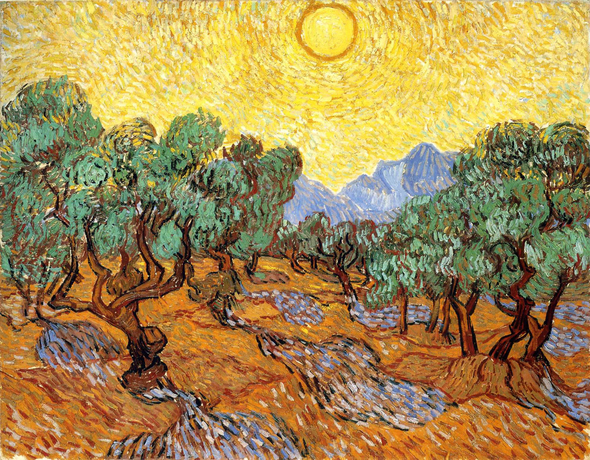 Image result for van gogh trees