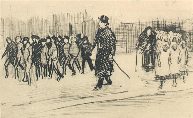 Orphans, 1882 - Винсент Ван Гог