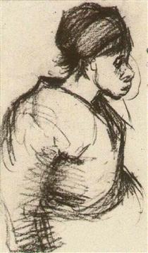Peasant Girl, Half-Figure - Вінсент Ван Гог