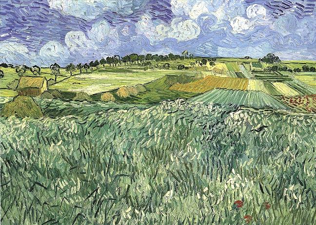 Plain near Auvers, 1890 - Винсент Ван Гог