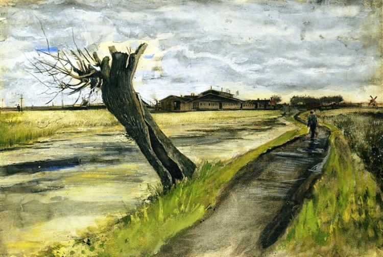 Pollard Willow, 1882 - 梵谷