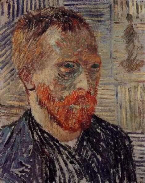 Self-Portrait with a Japanese Print, 1887 - Vincent van Gogh