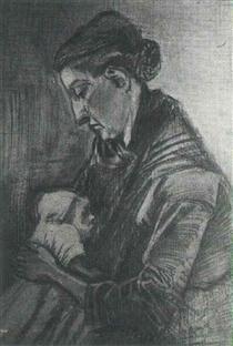 Sien Nursing Baby - Винсент Ван Гог