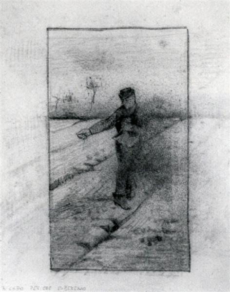 Сіятель, 1881 - Вінсент Ван Гог