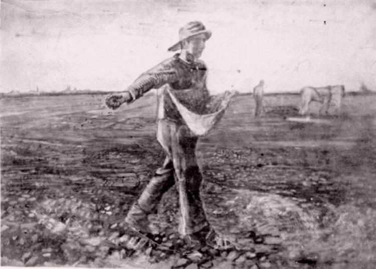 Сіятель, 1882 - Вінсент Ван Гог