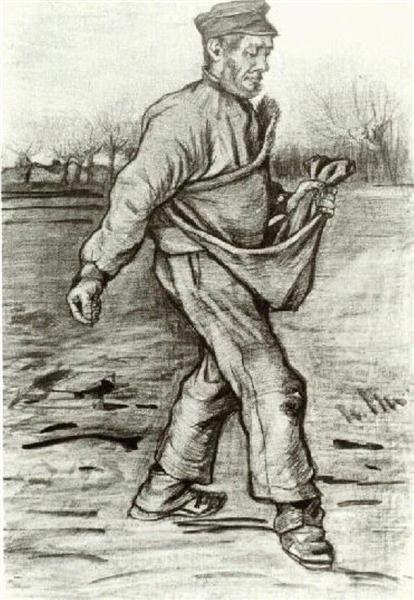 Sower, 1882 - 梵谷