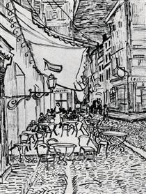The Cafe Terrace on the Place du Forum, Arles, at Night - Vincent van Gogh