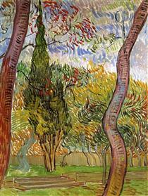 The Garden of Saint-Paul Hospital - Vincent van Gogh