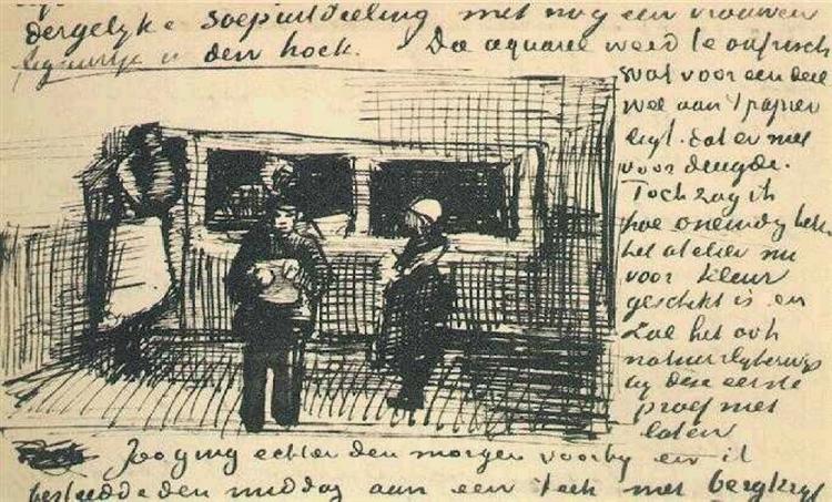 The Public Soup Kitchen, 1883 - Vincent van Gogh