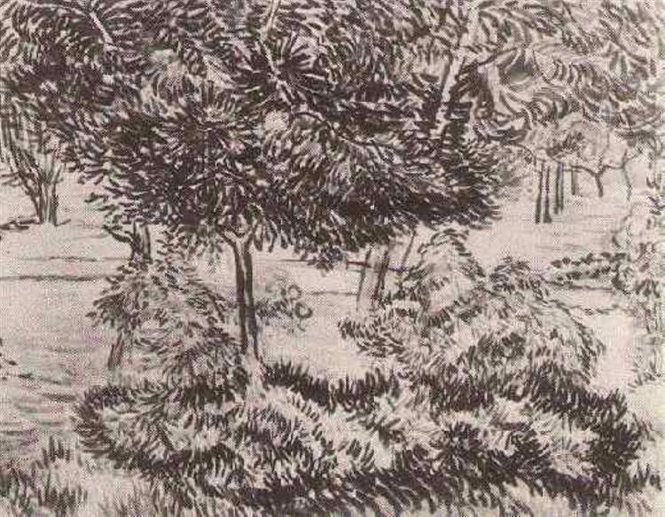 Trees and Shrubs, 1889 - 梵谷