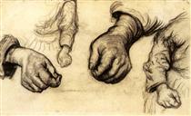 Two Hands and Two Arms - Vincent van Gogh